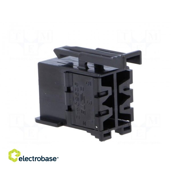 Connector: wire-wire | JPT | female | plug | for cable | PIN: 6 | black image 4