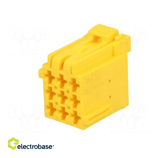 Connector: wire-wire | JPT | plug | female | w/o contacts | PIN: 9 paveikslėlis 2