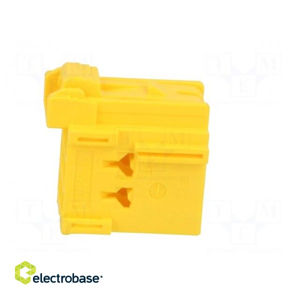Connector: wire-wire | JPT | female | plug | for cable | PIN: 9 | yellow image 7