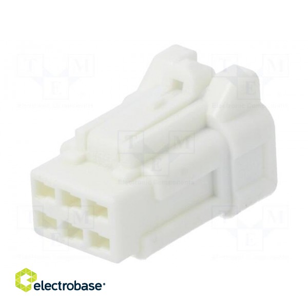 Connector: wire-wire/PCB | DF62W | plug | female | PIN: 6 | 2.2mm image 1