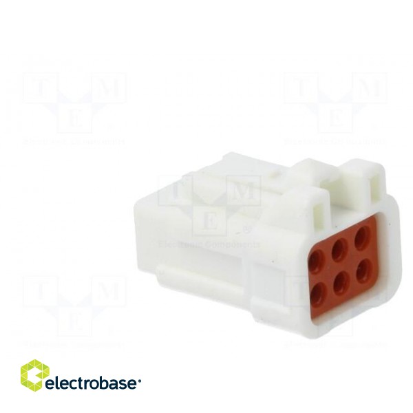 Connector: wire-wire/PCB | DF62W | plug | female | PIN: 6 | 2.2mm image 4