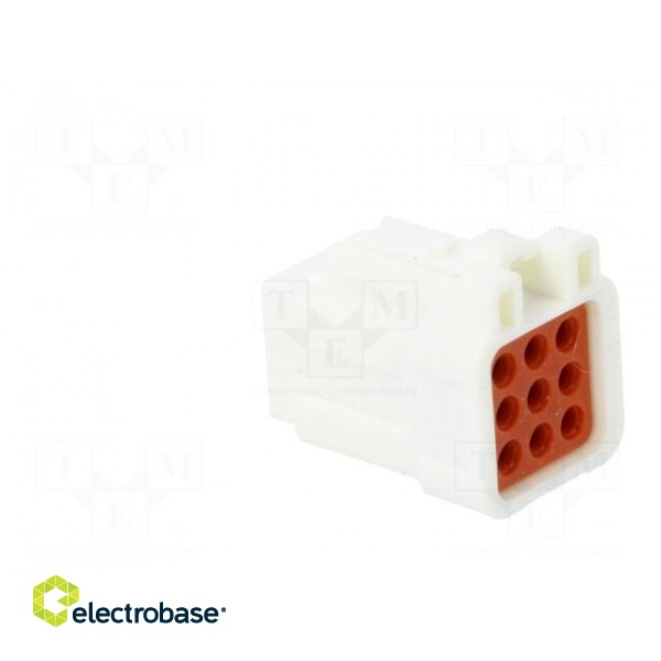Connector: wire-wire/PCB | DF62W | plug | female | PIN: 9 | 2.2mm image 4