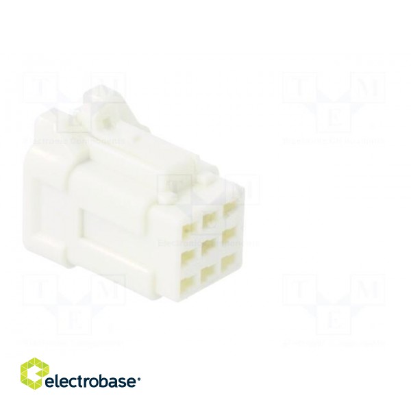 Connector: wire-wire/PCB | DF62W | plug | female | PIN: 9 | 2.2mm image 8