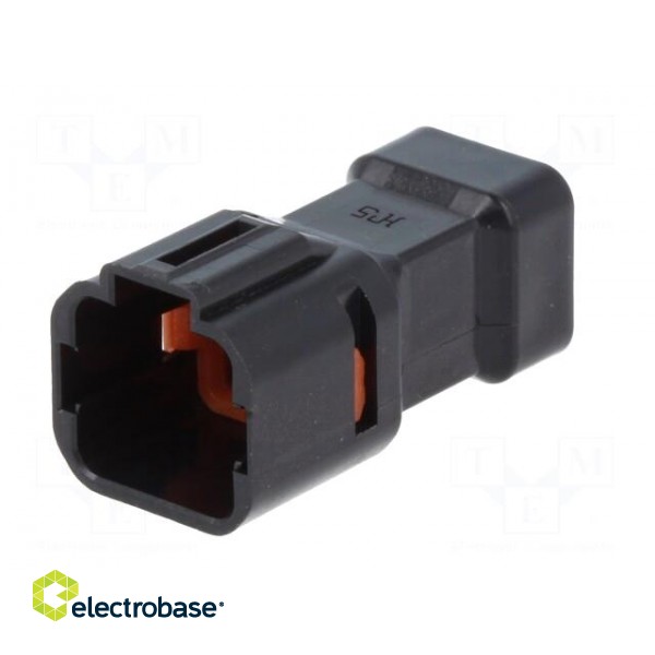 Connector: wire-wire/PCB | DF62W | plug | male | PIN: 9 | 2.2mm image 2