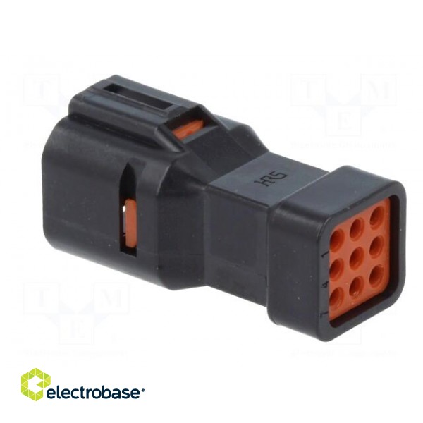 Connector: wire-wire/PCB | DF62W | plug | male | PIN: 9 | 2.2mm image 4