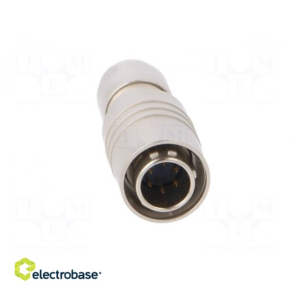 Connector: circular | HR10 | push-pull | plug | 2A | gold-plated | PIN: 6 image 9