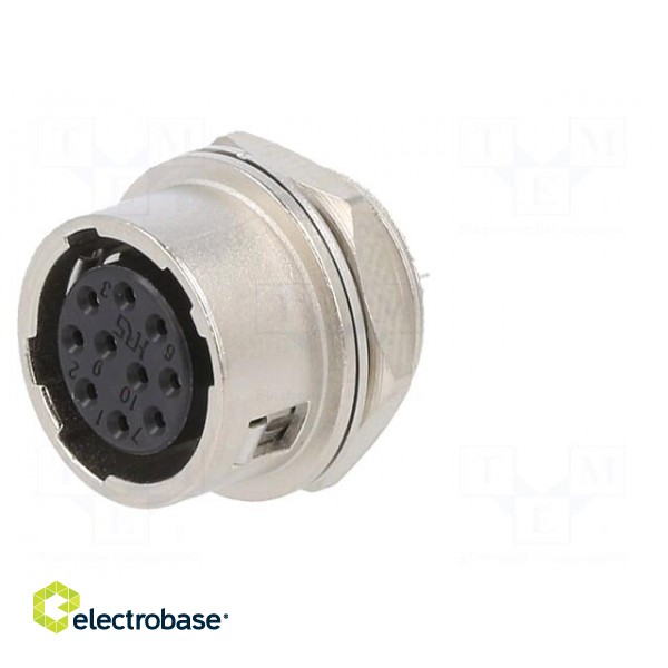 Connector: circular | HR10 | push-pull | socket | 2A | silver plated фото 2