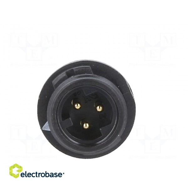 Connector: circular | HR30 | push-pull | socket | 2A | gold-plated | male image 9