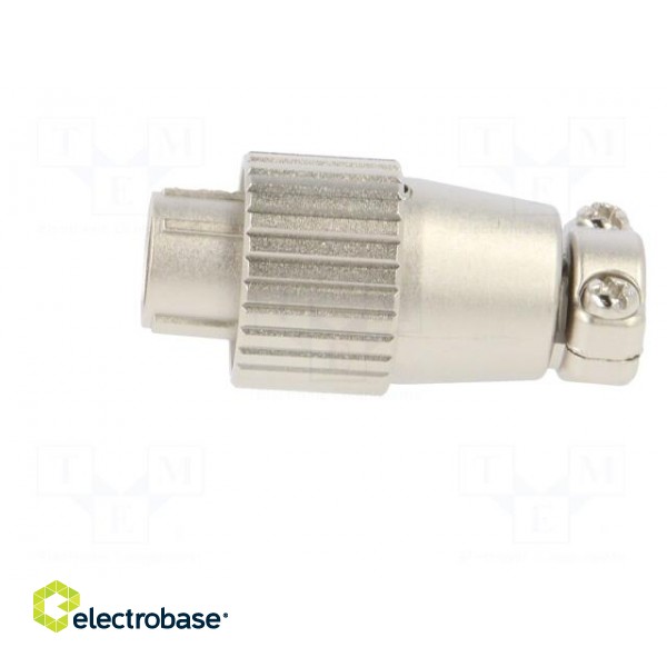 Connector: circular | JR | plug | male | straight | PIN: 3 | silver plated paveikslėlis 3