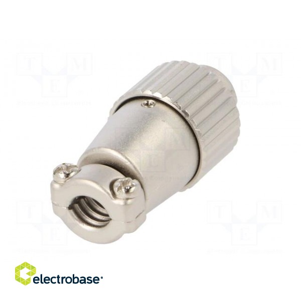 Connector: circular | JR | plug | male | straight | PIN: 5 | silver plated фото 6