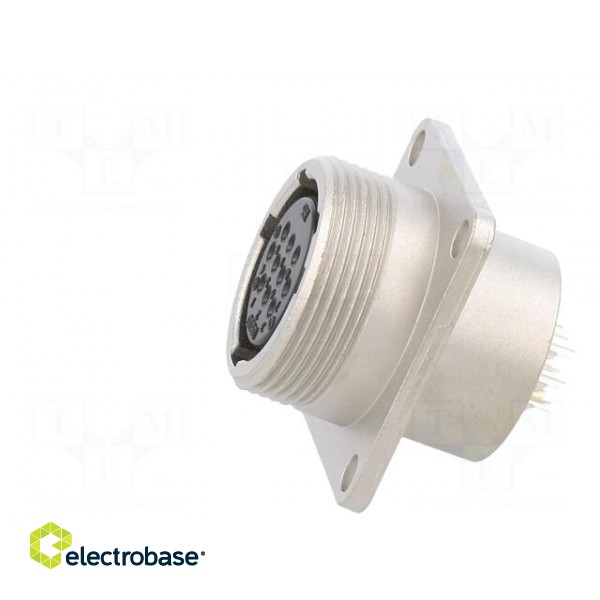 Connector: circular | JR | socket | female | straight | PIN: 10 | 5A | M22x1 paveikslėlis 3