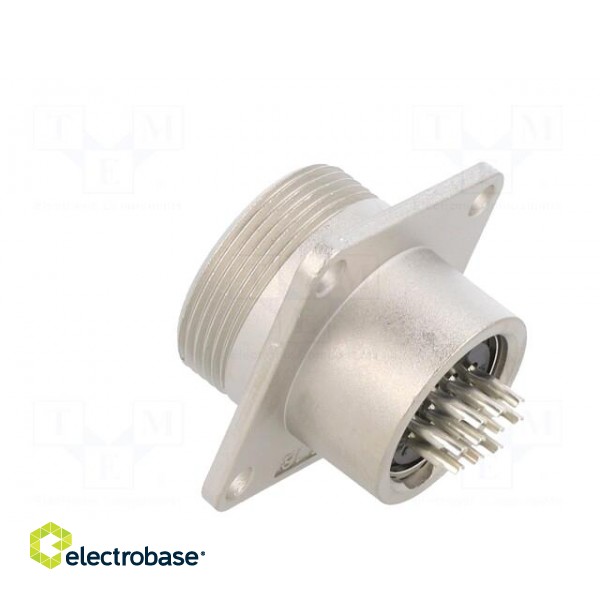 Connector: circular | JR | socket | female | straight | PIN: 10 | 5A | M22x1 paveikslėlis 4