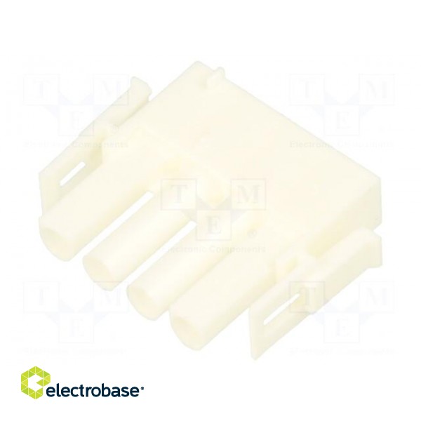 Connector: wire-wire/PCB | natural | plug | male/female | PIN: 4 | 600V фото 1