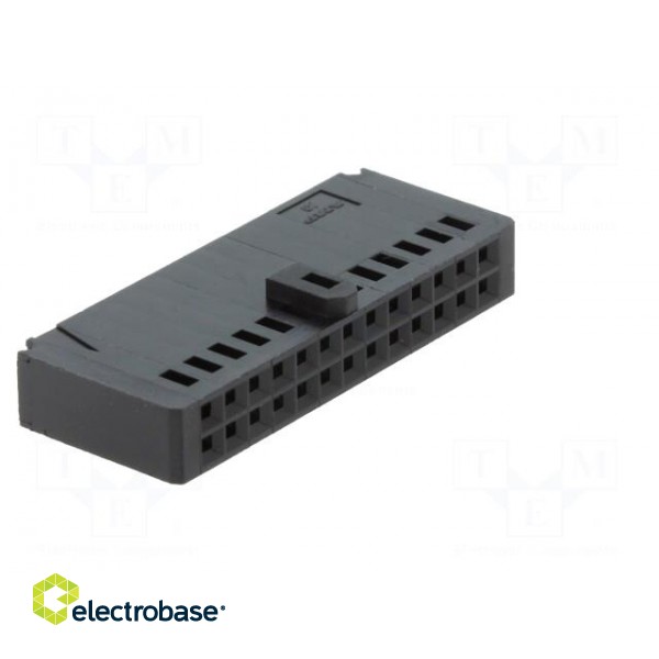 Plug | wire-board | female | AMPMODU MOD IV | 2.54mm | PIN: 26 | straight image 8