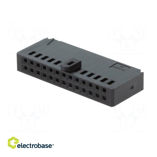 Plug | wire-board | female | AMPMODU MOD IV | 2.54mm | PIN: 26 | straight image 2
