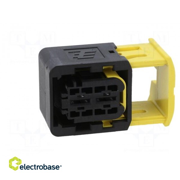 Connector: automotive | plug | female | for cable | PIN: 2 | black | IP67 фото 9