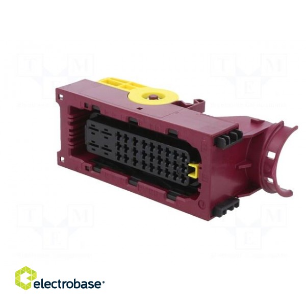 Connector: automotive | LEAVYSEAL | female | plug | for cable | claret фото 2