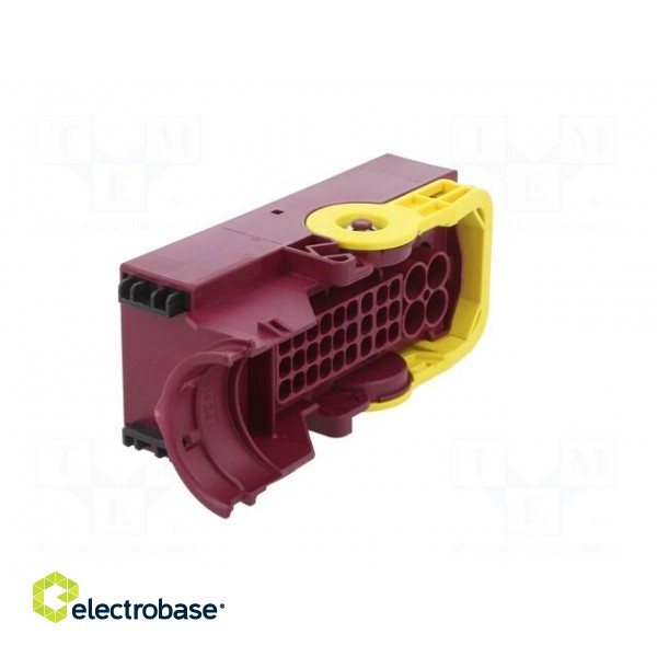 Connector: automotive | LEAVYSEAL | female | plug | for cable | claret фото 4