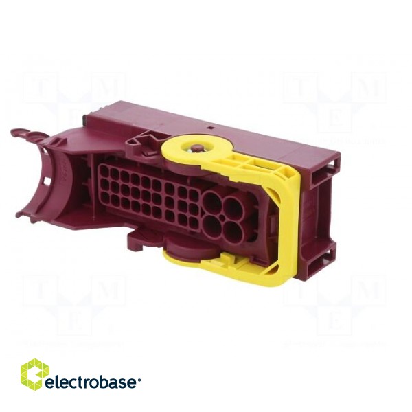 Connector: automotive | LEAVYSEAL | female | plug | for cable | claret фото 6