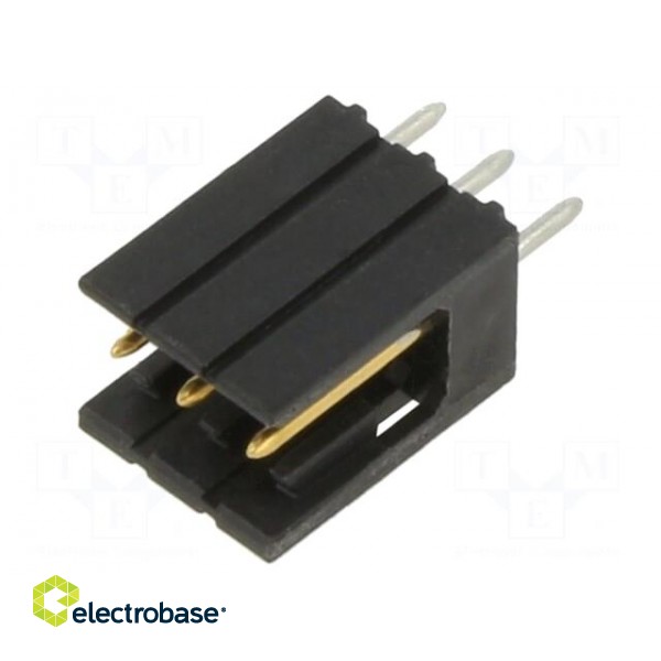 Socket | wire-board | male | AMPMODU MOD II | 2.54mm | PIN: 3 | THT