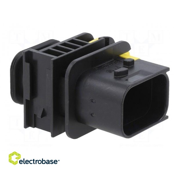 Connector: automotive | male | socket | PIN: 7(3+4) | black | -40÷140°C paveikslėlis 8