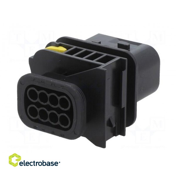 Connector: automotive | socket | male | PIN: 8 | Type: w/o contacts image 6