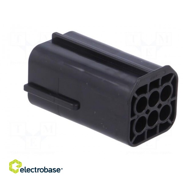 Connector: automotive | Econoseal J-070 Mark II | male | plug | PIN: 6 image 4