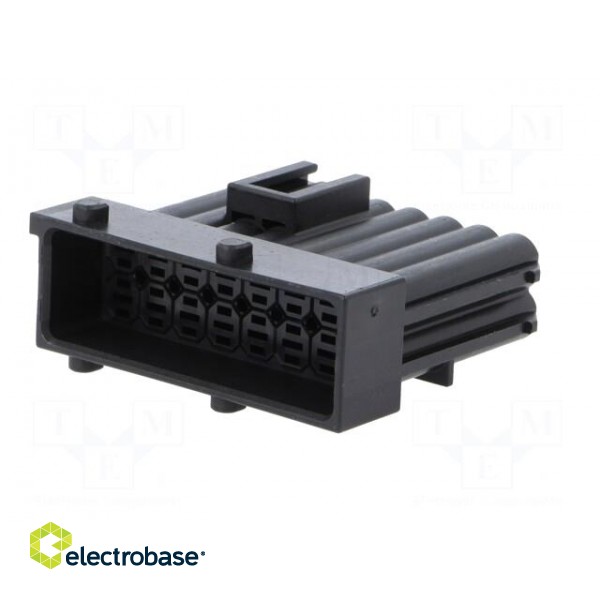 Connector: automotive | plug | male | PIN: 16 | JPT | for cable | black image 2