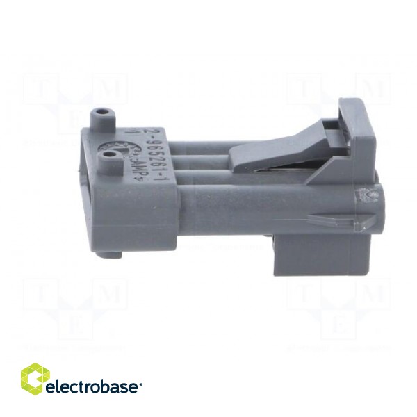 Connector: automotive | JPT | male | plug | for cable | PIN: 4 | grey image 3