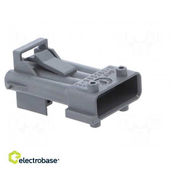 Connector: automotive | JPT | male | plug | for cable | PIN: 4 | grey image 8