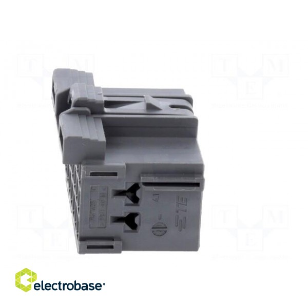 Connector: automotive | JPT | female | plug | for cable | PIN: 21 | grey paveikslėlis 7