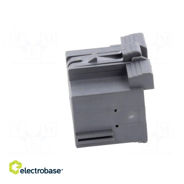 Connector: automotive | JPT | female | plug | for cable | PIN: 21 | grey paveikslėlis 3