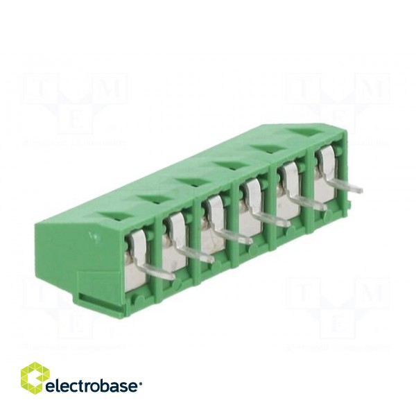 PCB terminal block | angled 90° | 5.08mm | ways: 6 | on PCBs | terminal image 4