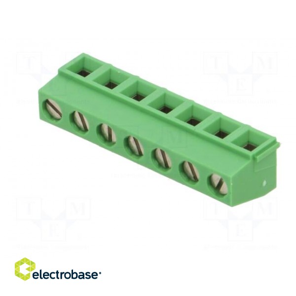 PCB terminal block | angled 90° | 5mm | ways: 7 | on PCBs | 0.03÷1.5mm2 image 2