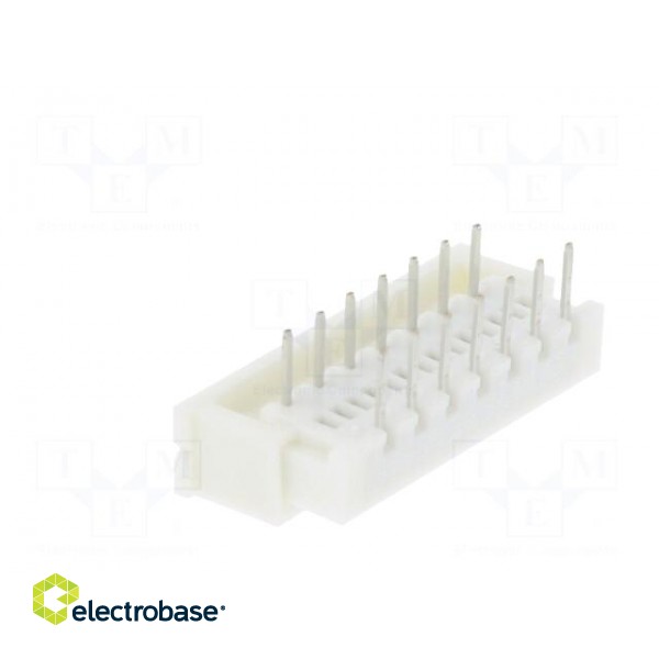 Connector: FFC/FPC | angled 90° | PIN: 14 | top contacts,ZIF | THT image 4
