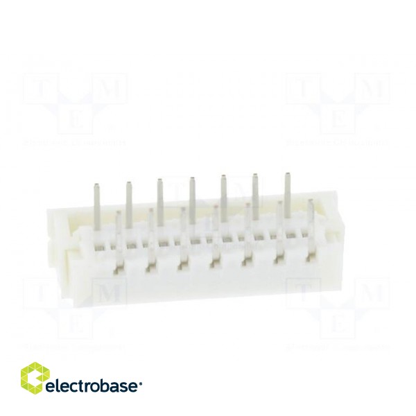 Connector: FFC/FPC | angled 90° | PIN: 14 | top contacts,ZIF | THT image 5