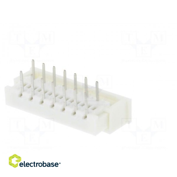 Connector: FFC/FPC | angled 90° | PIN: 14 | top contacts,ZIF | THT фото 6