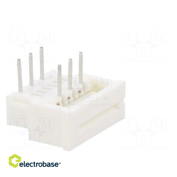 Connector: FFC/FPC | angled 90° | PIN: 6 | top contacts,ZIF | THT | 200V image 9