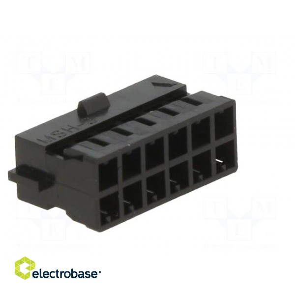 Plug | wire-wire/PCB | female | Milli-Grid | 2mm | PIN: 12 | w/o contacts фото 4