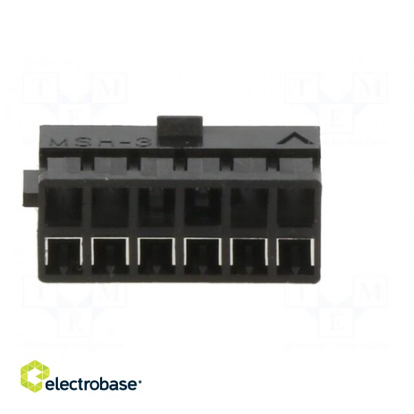 Plug | wire-wire/PCB | female | Milli-Grid | 2mm | PIN: 12 | w/o contacts image 5