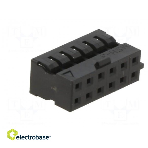 Plug | wire-wire/PCB | female | Milli-Grid | 2mm | PIN: 12 | w/o contacts image 8