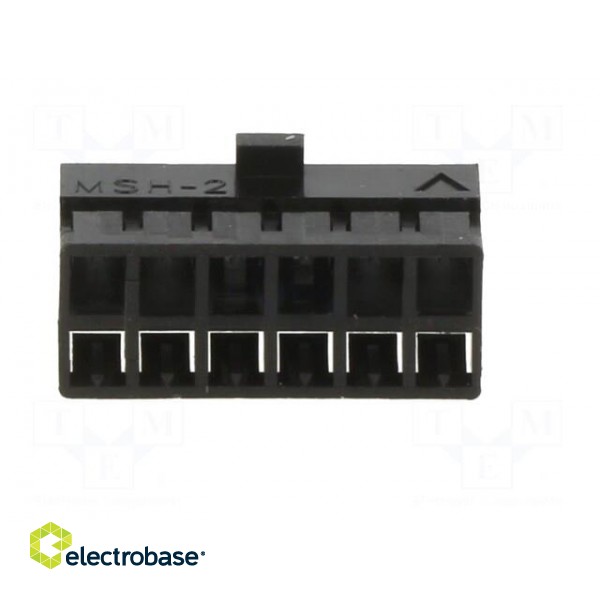 Plug | wire-wire/PCB | female | Milli-Grid | 2mm | PIN: 12 | for cable image 5