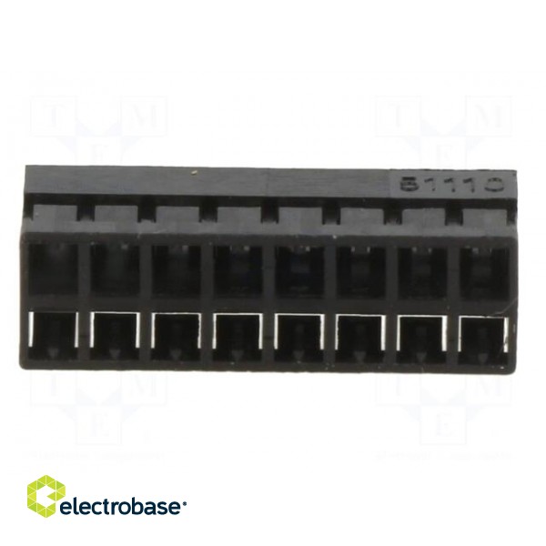 Plug | wire-wire/PCB | female | Milli-Grid | 2mm | PIN: 16 | w/o contacts фото 5