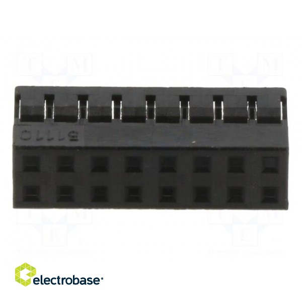 Plug | wire-wire/PCB | female | Milli-Grid | 2mm | PIN: 16 | w/o contacts фото 9