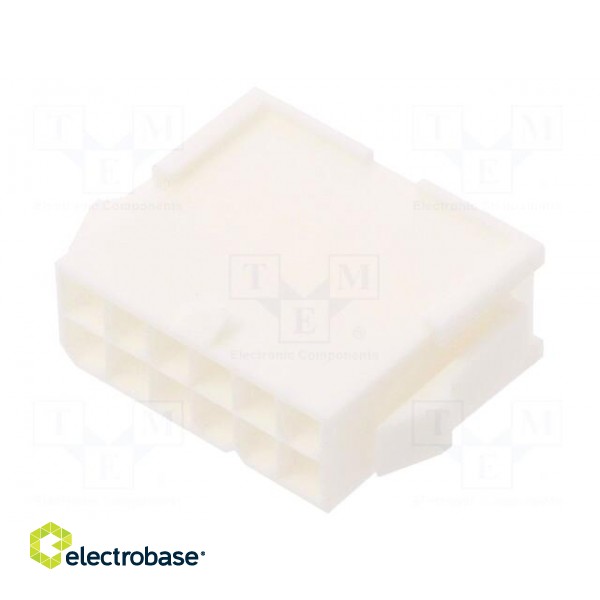 Connector: wire-wire | plug | male | Mini-Fit Jr | 4.2mm | PIN: 12 image 1