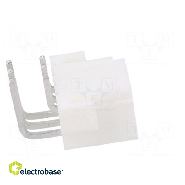 Socket | wire-board | male | Mini-Fit Jr | 4.2mm | PIN: 6 | THT | holders фото 7