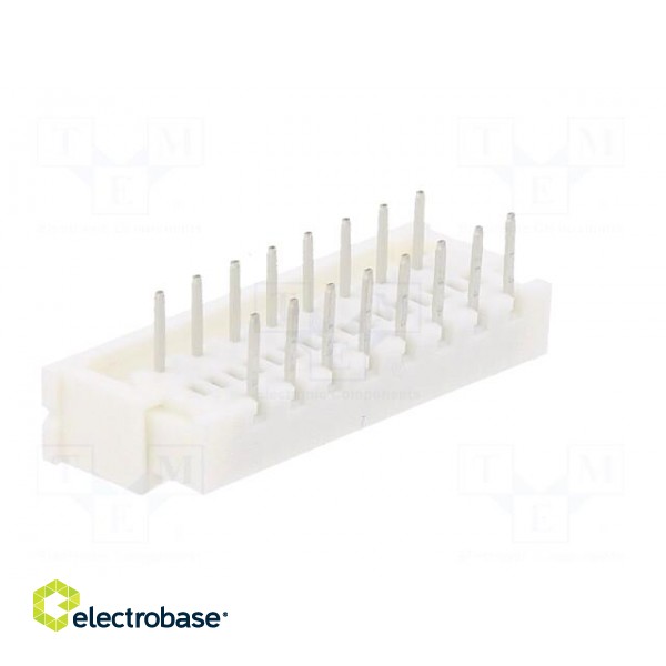 Connector: FFC/FPC | angled 90° | PIN: 16 | top contacts,ZIF | THT image 4
