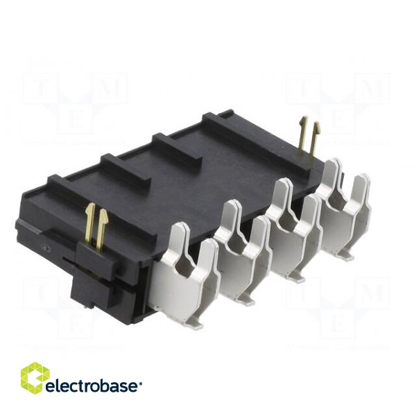 Socket | wire-board | male | Mini-Fit Sr | 10mm | PIN: 4 | 50A | THT | 600V paveikslėlis 4