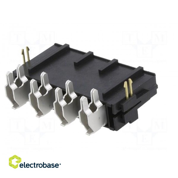 Socket | wire-board | male | Mini-Fit Sr | 10mm | PIN: 4 | 50A | THT | 600V paveikslėlis 6