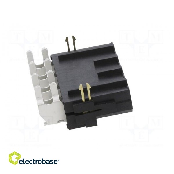 Socket | wire-board | male | Mini-Fit Sr | 10mm | PIN: 4 | 50A | THT | 600V paveikslėlis 7